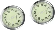 Mobestech 2pcs Car Clock Small Digital Clock Automotive Clock Car Mini Clock Car Dash Clock Dashboard Clock Small Digital Battery Operated Pendulum Clocks Clock Small Tiny Clock Retro