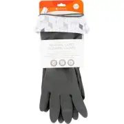 Full Circle Grey Splash Patrol Natural Latex Cleaning & Dish Gloves 1 Pair