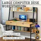 Rova Desks & Home Office Furniture Computer Workstation Multiple Shelves Drawer