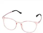 Cyxus Blue Light Blocking Computer Glasses for Teens (Ultem Lightweight flexible) Reduce Eyestrain Headache Sleepbetter Reading Glasses(Pink, clear)