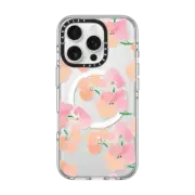 iPhone 16 Pro Clear Case MagSafe Compatible Pressed Flowers iPhone Case
