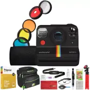 Polaroid Originals Now+ i-Type Instant Camera +Lens Filters w/ Color Film Bundle