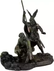 Veronese Design Nibelungenlied Siegfried's Tod Hagen Killing Siegfried Statue