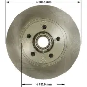 Bendix PRT6051 Brake Rotor