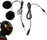 Helmet Speakers | Helmet Microphone,Automobile Answering for Sportbike Cycling Mountain Motorbike Snowmobile Outdoor Enthusiasts