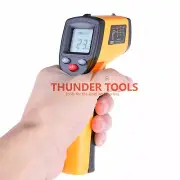 Industrial Temp Gun Digital Infrared Thermometer Handheld IR Laser Non-Contact