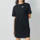 Nike NSW Tee DRESS DIM SSN 女款 黑色 長板 洋裝 基本款 運動 短袖 FB8342-010