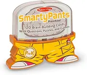 Melissa & Doug Smarty Pants Preschool Card Set Educational Activity with 120 Brain-Building Questions, Puzzles, and Games