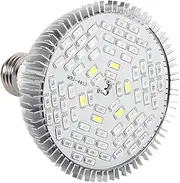 XIASABA Led Grow Light Bulb Full Spectrum 30W 50W 80W Full Spectrum E27 LED Plant Grow Lamps Horticulture Growing Light for Garden