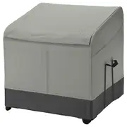 VÄTTERSÖ storage box, outdoor, dark grey, 78x72x79 cm