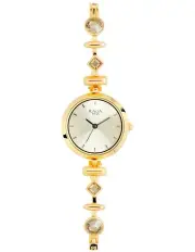 [Titan] Raga Facets Dial Analog Stainless Steel Strap Watch in Gold