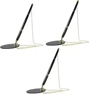 COHEALI 3pcs Table Pen Chain Business Signature Pen Desktop Writing Tool Ergonomic Office Stationery