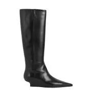 Totême Wedge Heel Knee Hight Boots 37,38,39,40 black
