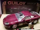 GUILOY 67550 ASTON MARTIN DB7 Burgundy Red Car 1:18 Diecast ~ FREE PRIORITY SHIP