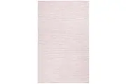 Phoebe Pink & White Handmade Felted Wool Scandi Rug