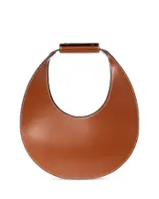 Staud Moon Leather Saddle Bag