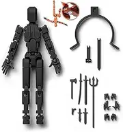 Dummy13 Magnetic Action Figure Set,Dummy 13 Action Figure,T13 Action Figure Set, Dummy 13,3D Printed Action Figure,T13 Action Figure 3D Printed Multi-Jointed Movable,Easy 13 Action Figure (H)