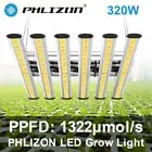 320W Grow Light LED W/Samsung 281B Full Spectrum Dimmable IR UV for Hydroponics