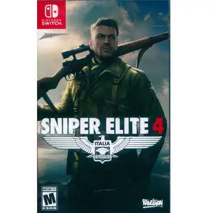 NS SWITCH 狙擊之神 4 中文版 Sniper Elite 4 狙擊菁英4 含DLC多人遊戲地圖包【一起玩】