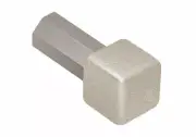 SCHLUTER QUADEC Inside/Outside Corner 1/2" Aluminum Cream EV/Q125TSC