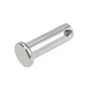 Clevis Pin 10mmx30mm 1Pcs Single Hole Flat Head 304 Stainless Steel Fastener Pin