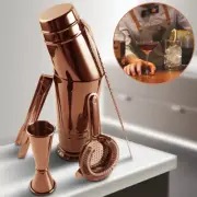 Cocktail Shaker Set Mixer Martini Spirits Bar Strainer Bartender 5pcs Kit 720ml