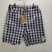 Howler Bros Board Shorts Swim Mens 31 Barometric Hybrid Plaid Preppy NEW
