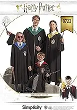 Simplicity 8723 Unisex Sewing Pattern Harry Potter Costumes, Size XS-S-M-L-XL