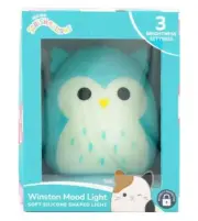 SQUISHMALLOWS Winston the Owl MOOD LIGHT Touch Control USB or Battery NEW Sealed
