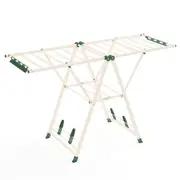 Costway Clothes Drying Rack Foldable Drying Rack w/18 Drying Rails Gullwing Clothing Stand Multi