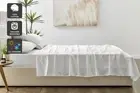 Brosa 500TC Cotton Sateen Bed Sheet Set (White, Double), Bed Sheets, Bed & Bath