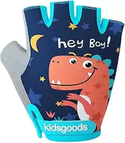 [Generic] Climbing Gloves for Kids - Non-Slip Child Fingerless | Printed Sports Anti-Slip Outdoor Roller Skating for Boys and Girls