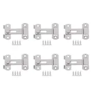 6X Hasp METAL Hasp Lock Sliding Door Lock for Window Cabinet Fitting B5D27492