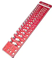 Screw Thread Gauge,34 Hole Multipurpose Thread Gauge | Wear-Resistant Screw Size Tester, Bolt Measuring Supplies for Craft Enthusiasts, Maintenance Professionals
