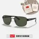 【RayBan 雷朋】雙槓太陽眼鏡(RB3663-002/31 60mm)