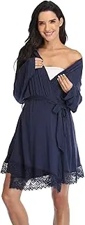 [MissNina] Robes for Women Maternity Robe for Hospital Robes Labor Delivery Robes Pregnancy Nursing Robes Sleepwear