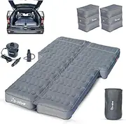 D-Hive SUV Air Mattress for Car Camping, Car Mattress for SUV, Car Air Mattress, Car Bed Mattress, Durable Extra Thick 300D Oxford Fabric, Quick Easy Set-Up w/Electric Pump