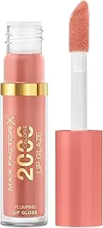 Max Factor 2000 Calorie Lip Glaze, Full Shine Tinted Lip Gloss, 050, Guava Flair, 4.4ml
