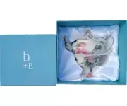 Burton & Burton Romantic Rose Teapot with Cup for One Gold Handles New In Box