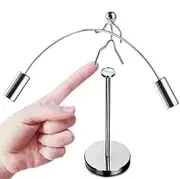Bingoing Creative Metal Tumbler Small Iron Man Chaotic Newton Pendulum TV Cabinet Desk Decoration one Foot Balance Decoration