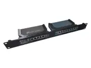 Rack Mount, 19 inch 1U TP-Link ER605 Router and TP-Link TL-SG108PE Switch 158MM