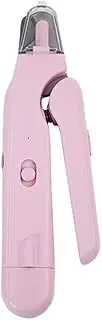 Pet LED Nail Clipper Type-C Charging Port Universal Nail Polisher and Clipper for Cats and Dog 2-in-1