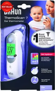 Braun ThermoScan 7 IRT6520 Ear Thermometer with Age Precision & Fever Guidance