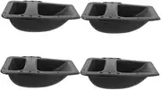 Yardwe 4pcs Durable Speaker Handle Replacement Reliable Carry Handles for Audio Equipment Easy Installation Speaker Supplies Smooth Surface for Comfortable Grip