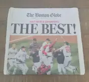 Boston Red Sox 2007 World Series Champs Boston Globe Newspaper Brand New!