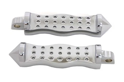 Chrome Form Factor Footpeg Set Druid Style fits Harley Davidson