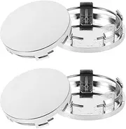 4pcs Stylish Hub Protective Caps Outer Inner Durable Material Wheel Rim Hub Covers for Vehicle Modification and Decoration