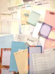 junk journal supplies blank pages and spaces for signatures journaling papers