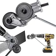 1 Set Electric Drill Plate Cutter, Metal Nibbler Drill Attachment with Adapter for Cordless Screwdriver, Sheet Metal Knife for Cutting Steel, Copper, Aluminium, Iron, Tinplate, Cardboard, Thin
