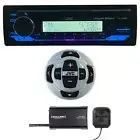 JVC Marine USB Bluetooth Receiver, Wired Remote, SiriusXM Satellite Radio Tuner